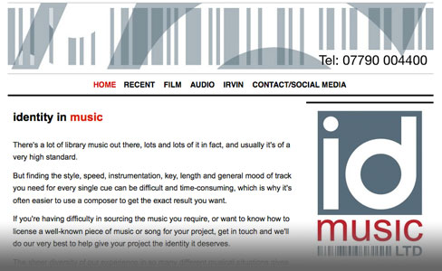 id music ltd original music for tv and other media scotland uk